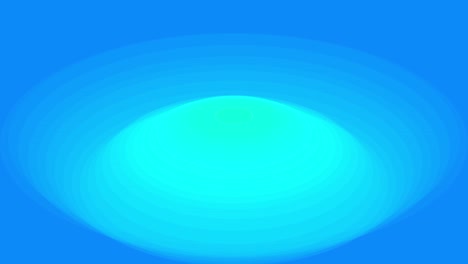 layers of gradual circles undulate up and down. animation of abstract shapes.  a background of imagination and creativity. the color is light green and blue. side shot.