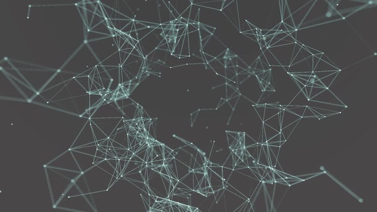 Tecnologia, Sfondo Geometrico Astratto Plexus.