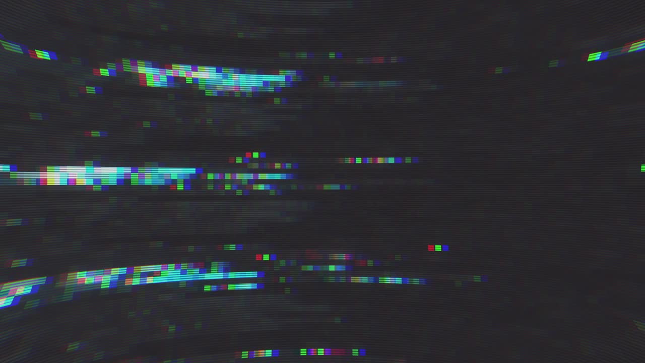 Unique Design Abstract Digital Animation Pixel Noise Glitch Error Video Damage