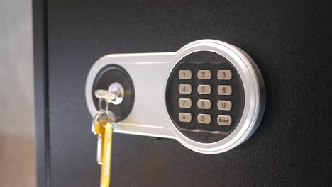 safe dial lock close up background high quality photo