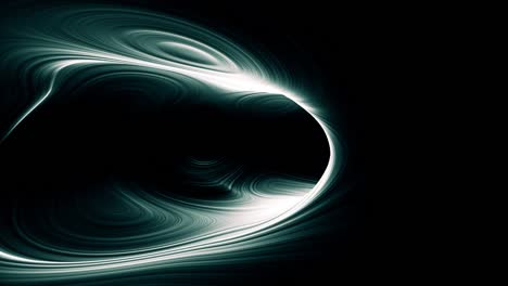 renderización 3d del túnel en luz y entorno cgi, animación abstracta en 4k