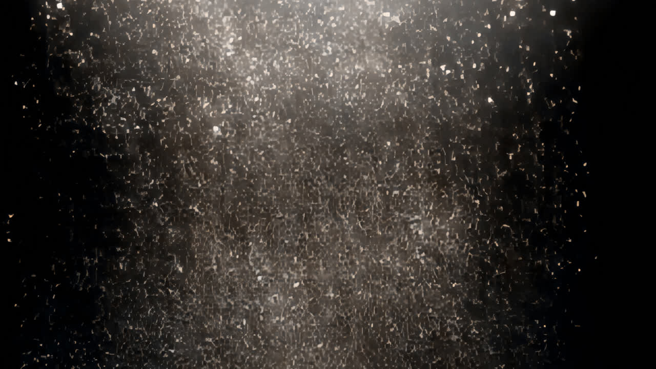 Snow falling in winter animated overlay, transparent 4K video, alpha channel, ProRes 4444
