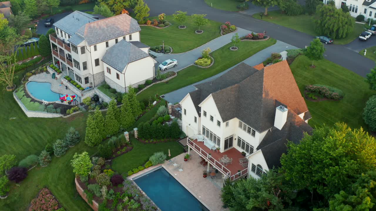 고급스러운 고급 주택