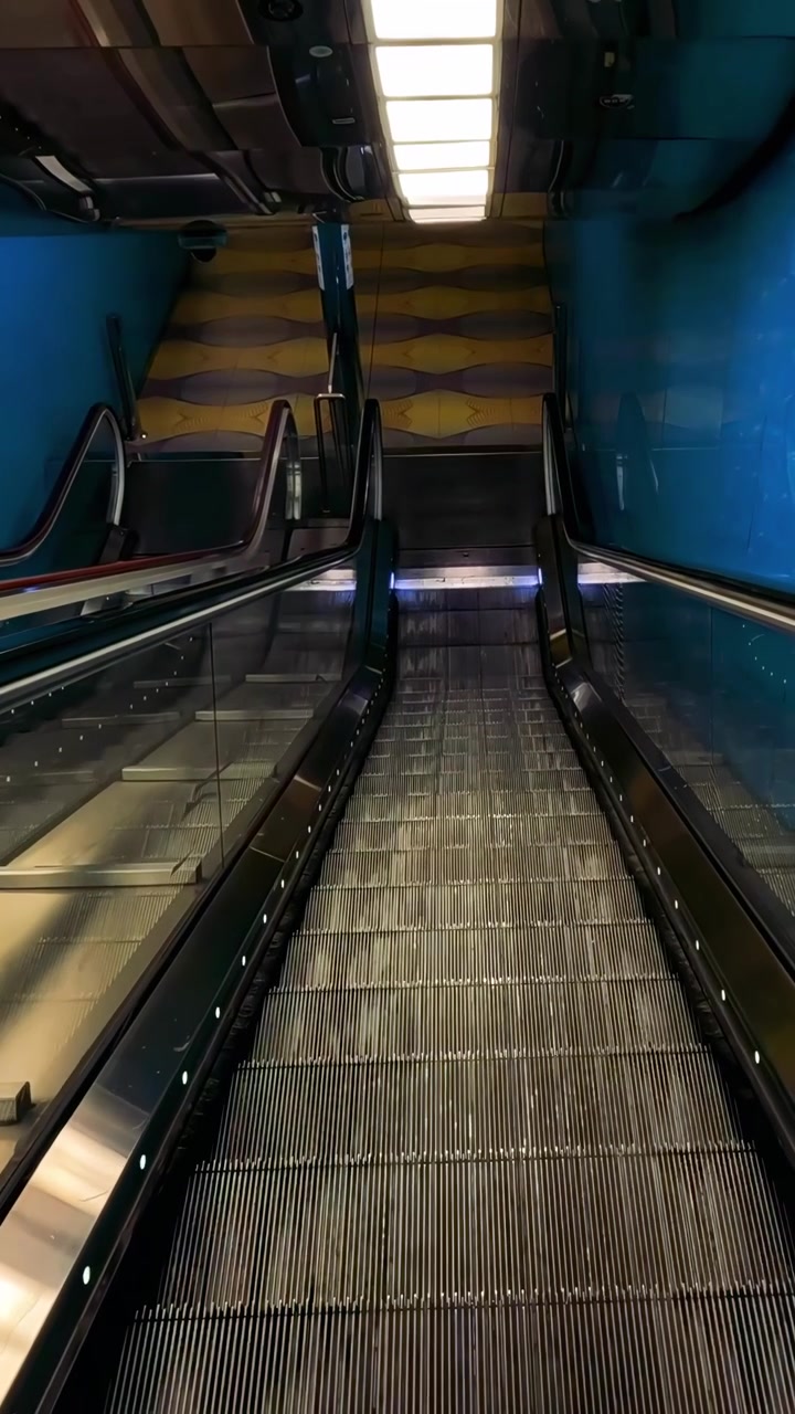 Bevæger sig gennem en pulserende metrostation