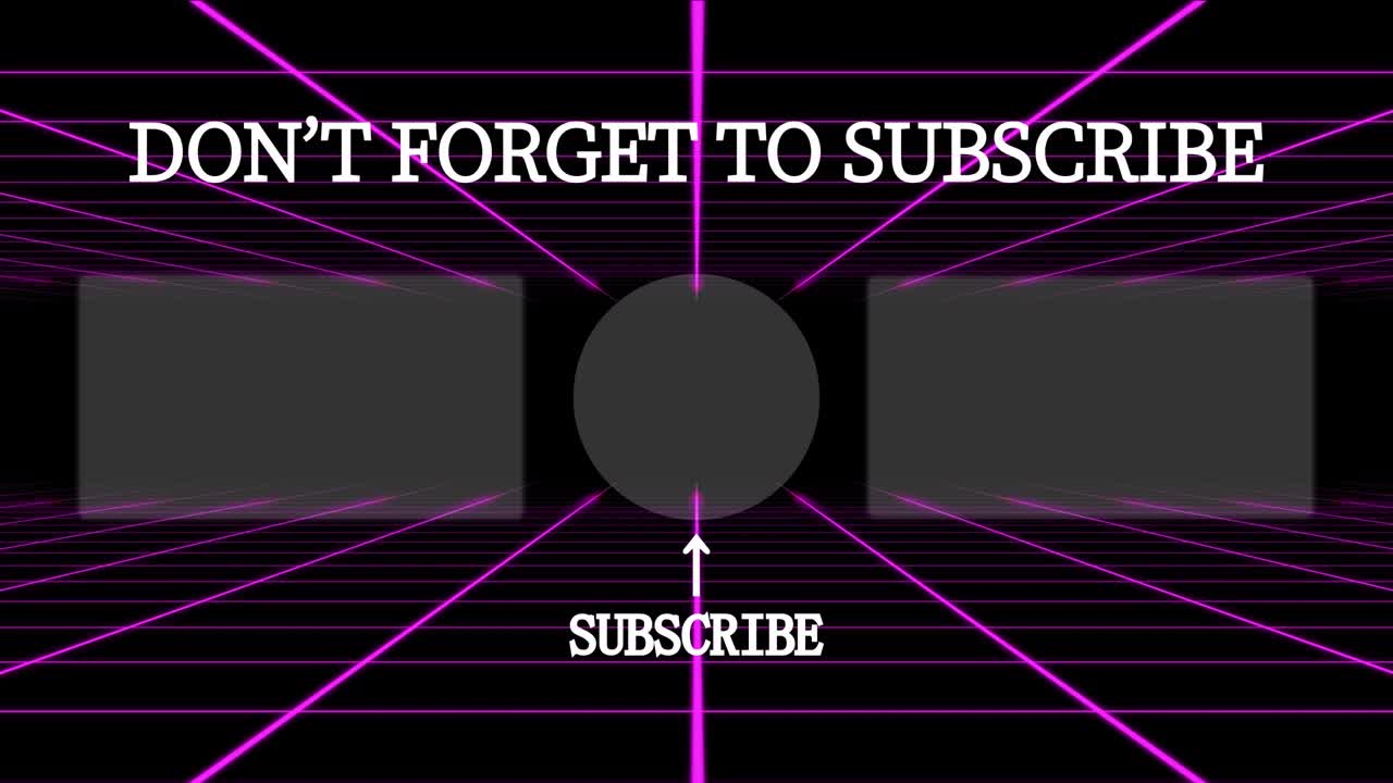 그리드 이동 엔드 카드 엔딩 스크린 모션 그래픽