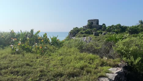 Pirámides-Mayas-En-Tulum-Quintana-Roo-México-Antiguo-Sitio-De-Ruinas-Históricas