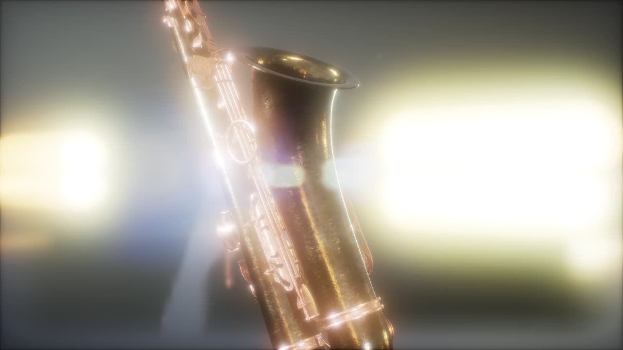 클로즈업 색소폰 재즈 악기