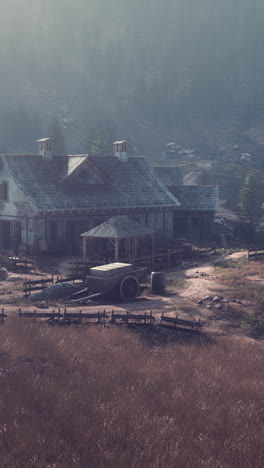 el pueblo de la montaña de la niebla.