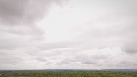 Drone-shot-of-the-UK-Surrey-Countryside