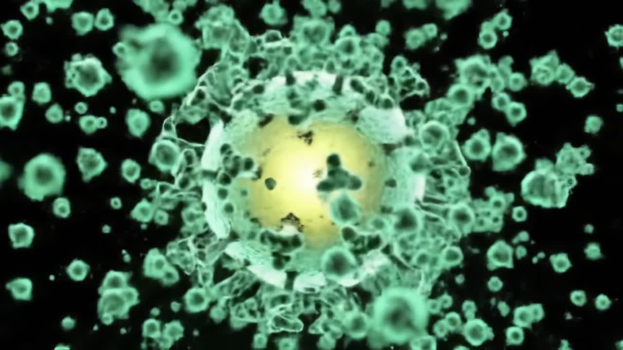 Detailed Visualization of a Virus: Analyzing Microscopic Structure and Behavior of Pathogen Components in High Definition