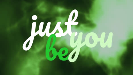 just be you text