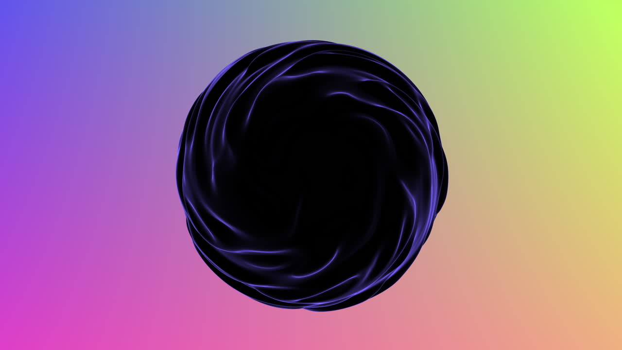 esfera metálica futurista sobre un fondo rosado vibrante