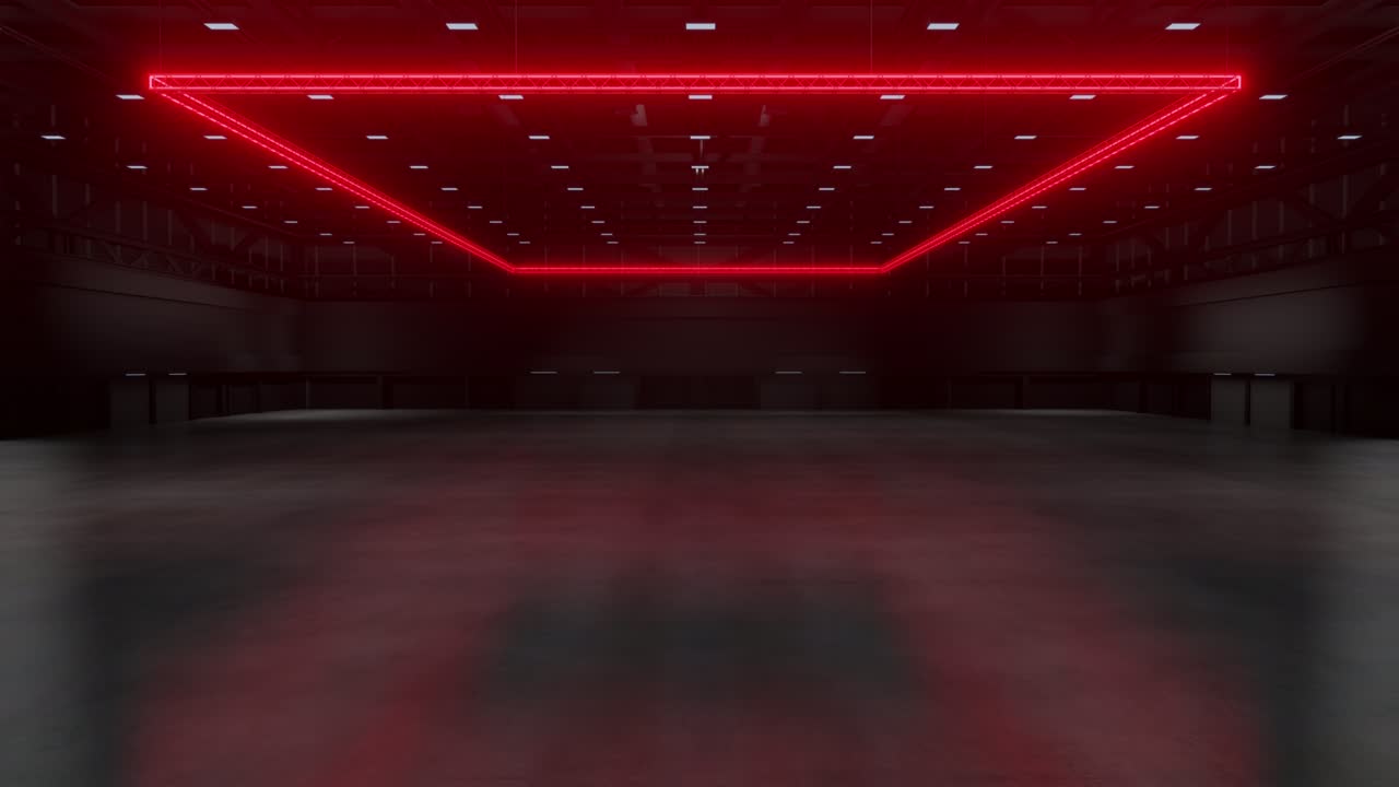 전시 스탠드, 부스, 제품, 컨벤션 홀, 컨퍼런스, 온라인, 엔터테인먼트, 콘서트, 이벤트, 스포츠, 라이브, 애니메이션 루프 4k3d 렌더링.