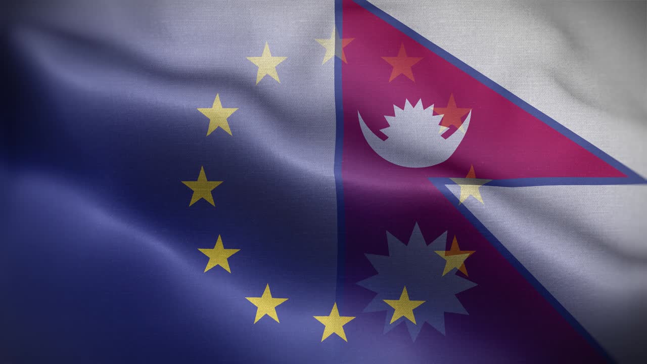 네팔 발 루프 배경 4k