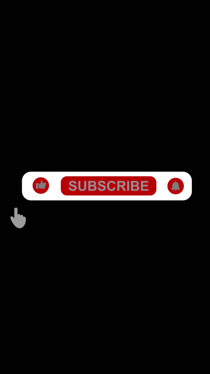 Like subscribe and notification with black screen animation animated icons subscribe animation in