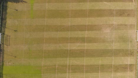 mini football pitch turf in dublin ireland aerial reveal