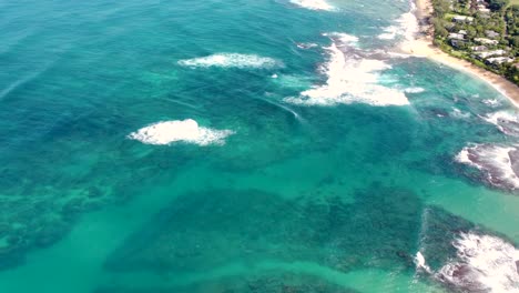 電影中的夏威夷 (hawaii) 島的空景