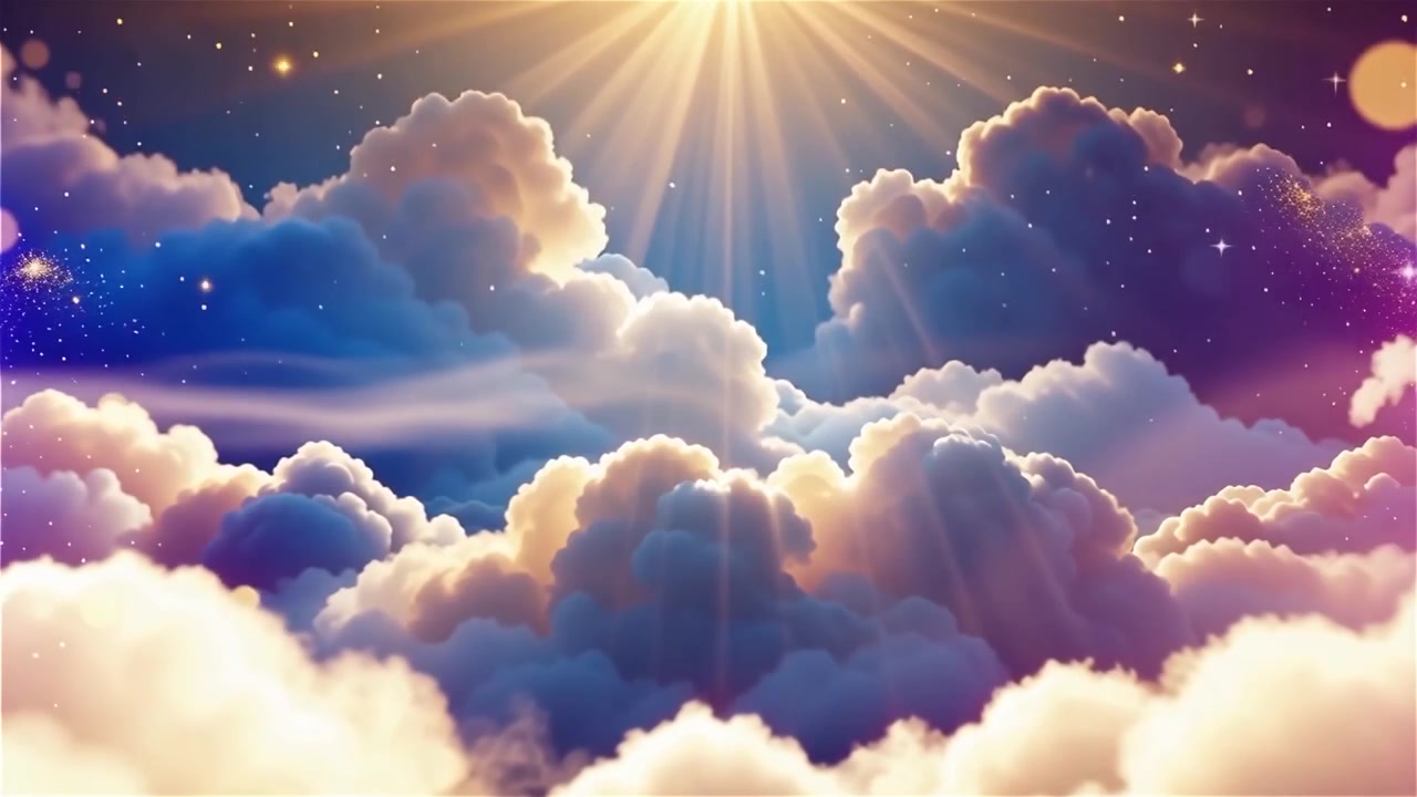Sfondo di Adorazione Cristiana con Luce Celeste