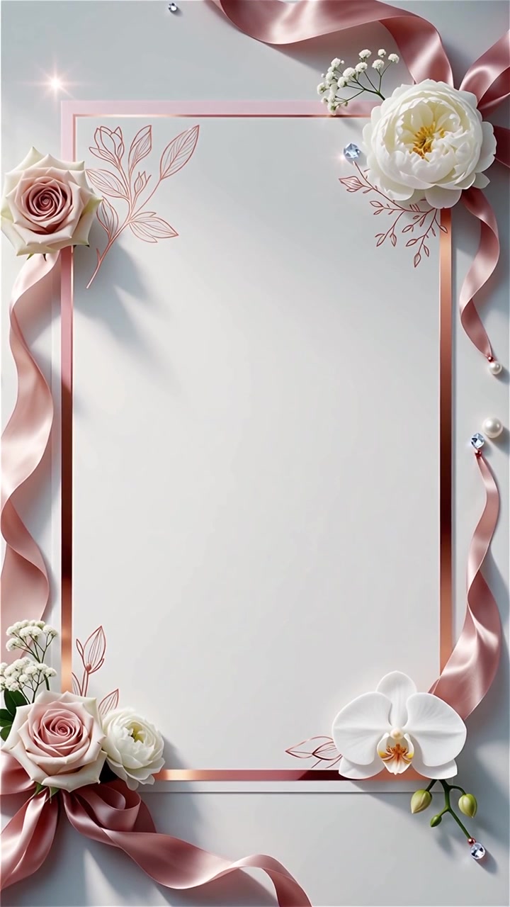 Sfondo per invito di matrimonio di lusso minimalista