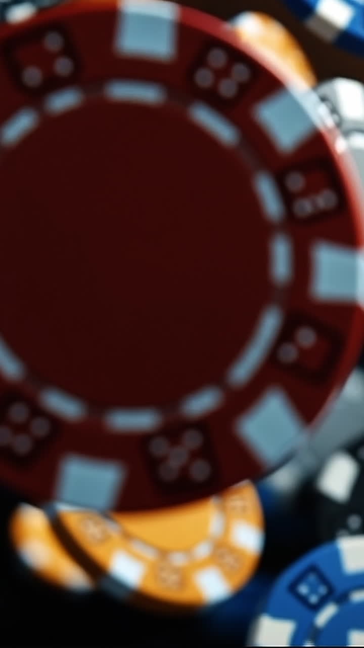 Chips flying in the air