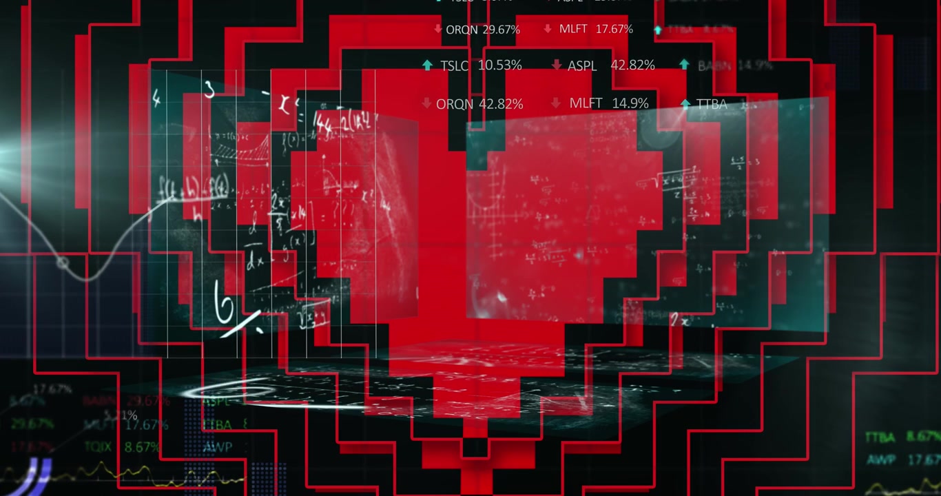 Animation of integrated circuit over computer processor