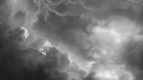 cumulonimbus 어두운 구름 4k에서 폭풍