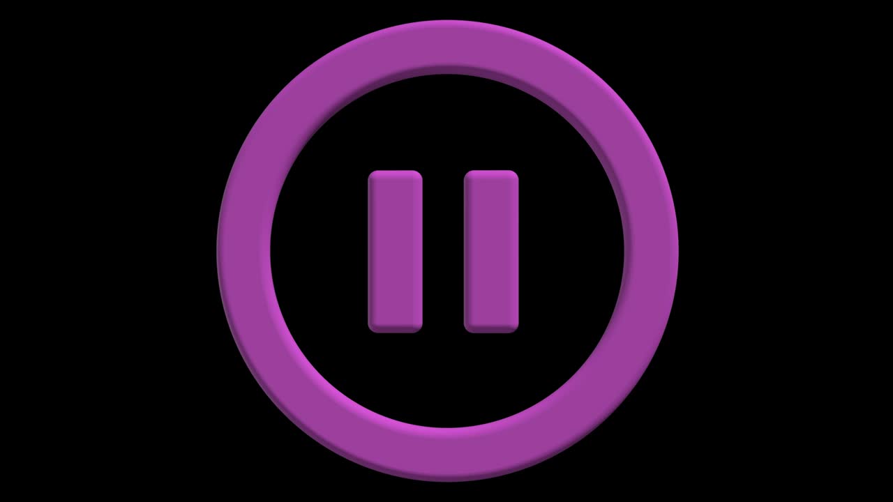 concepto de giro de señal de pausa. canal alfa