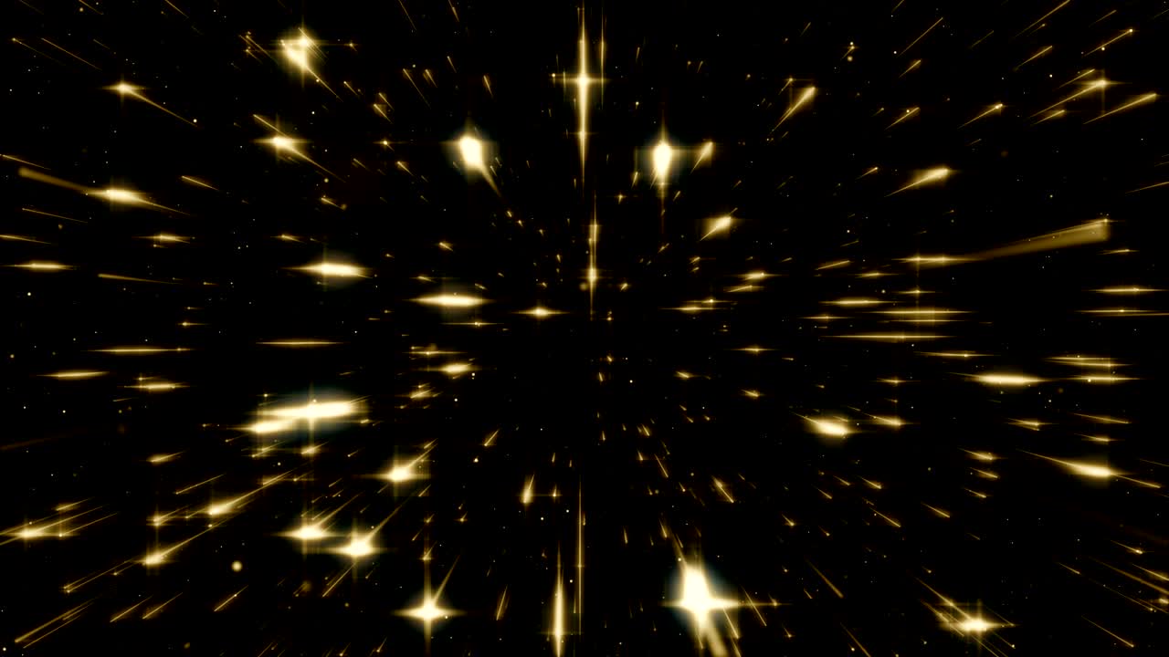 입자 금 반이는 보케상 먼지 추상적인 배경 루프