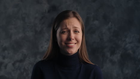 woman expressing sadness