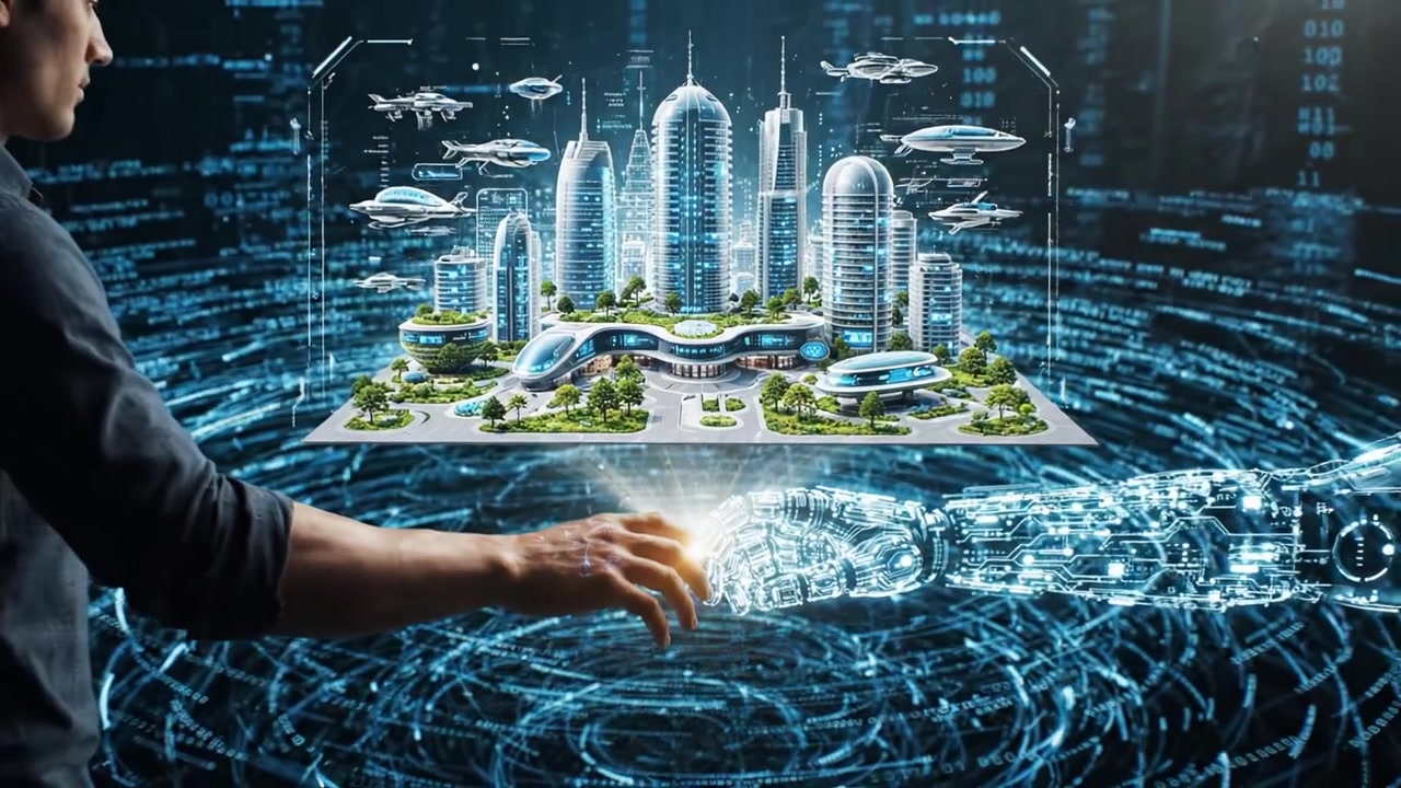 Exploring the Intersection of Humanity and Technology: A Journey from Human Touch to Future Cities in a Digital Realm