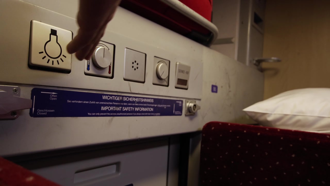 Turning the lights off on a night train, establisher