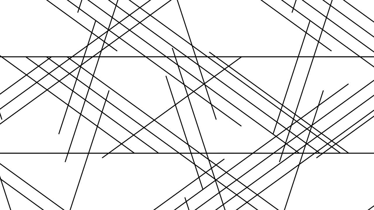 línea abstracta iluminación de estrella en movimiento color negro en fondo blanco animación de bucle sin costuras 4k con espacio de copia