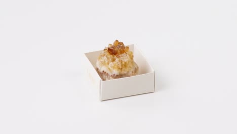 stone citrine on white background video