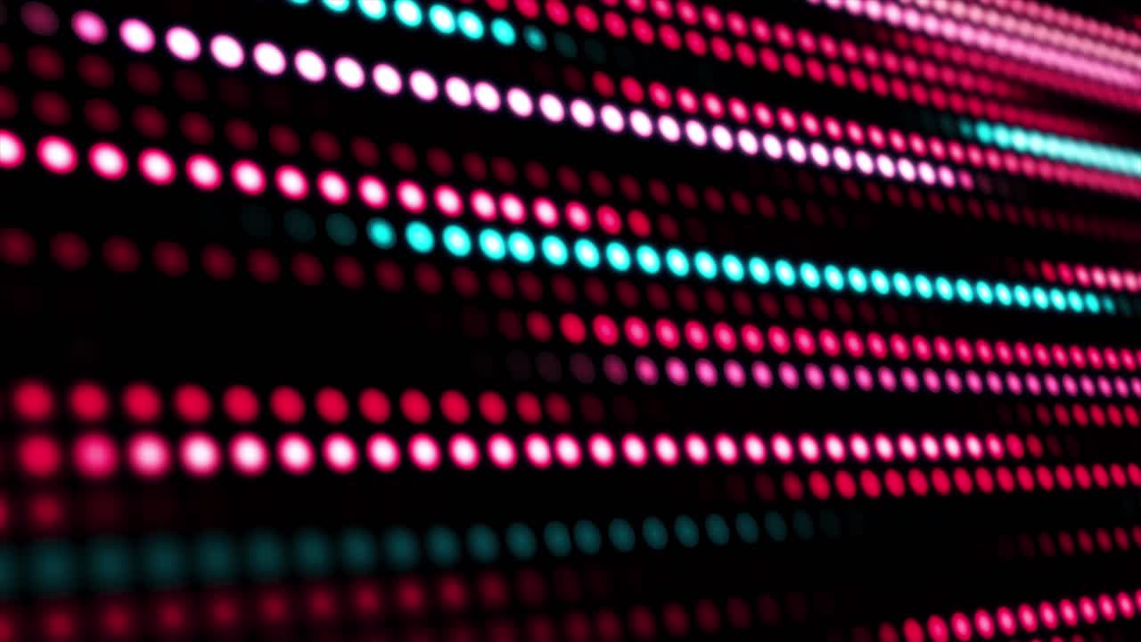 Fondo abstracto con puntos y líneas brillantes