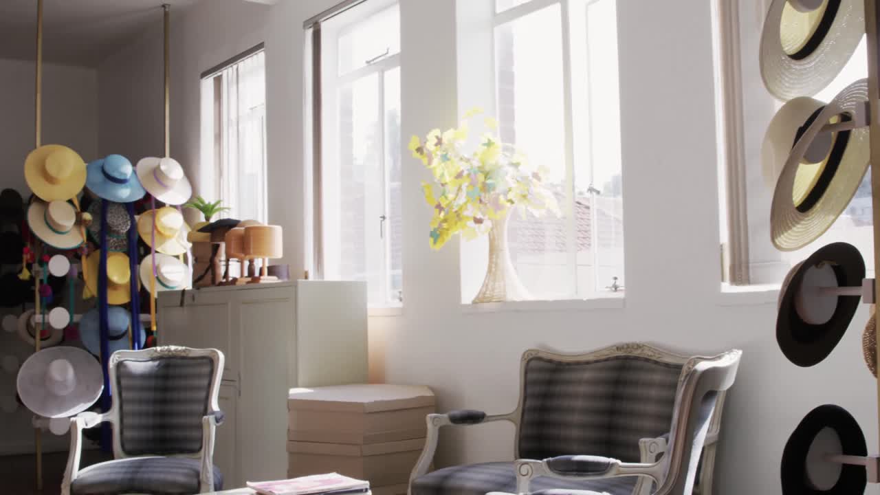 모자 공장 의 전시실