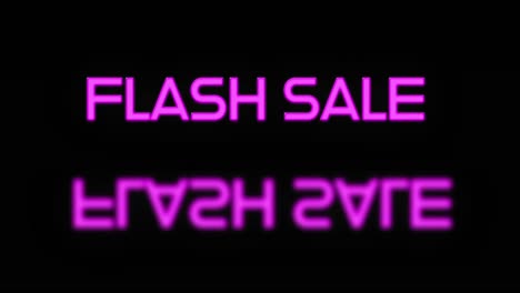 Rosa-Neon-Flash-Sale-Text-Erscheint-In-4K