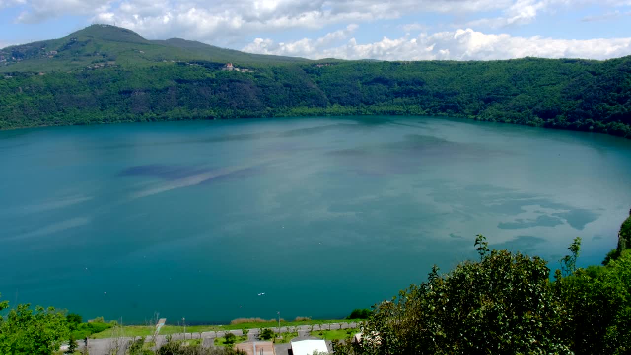 로마 지역 랜드마크 카스텔 간돌포 라치오 지역 - 알바노 크레이터 호수