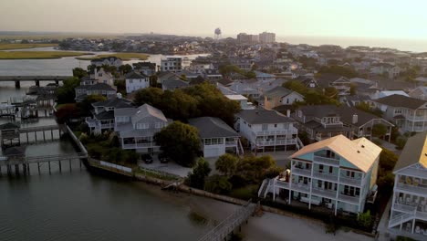 sunrise aerial wrightsville beach nc, north carolina