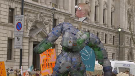 donald trump effigy at protest