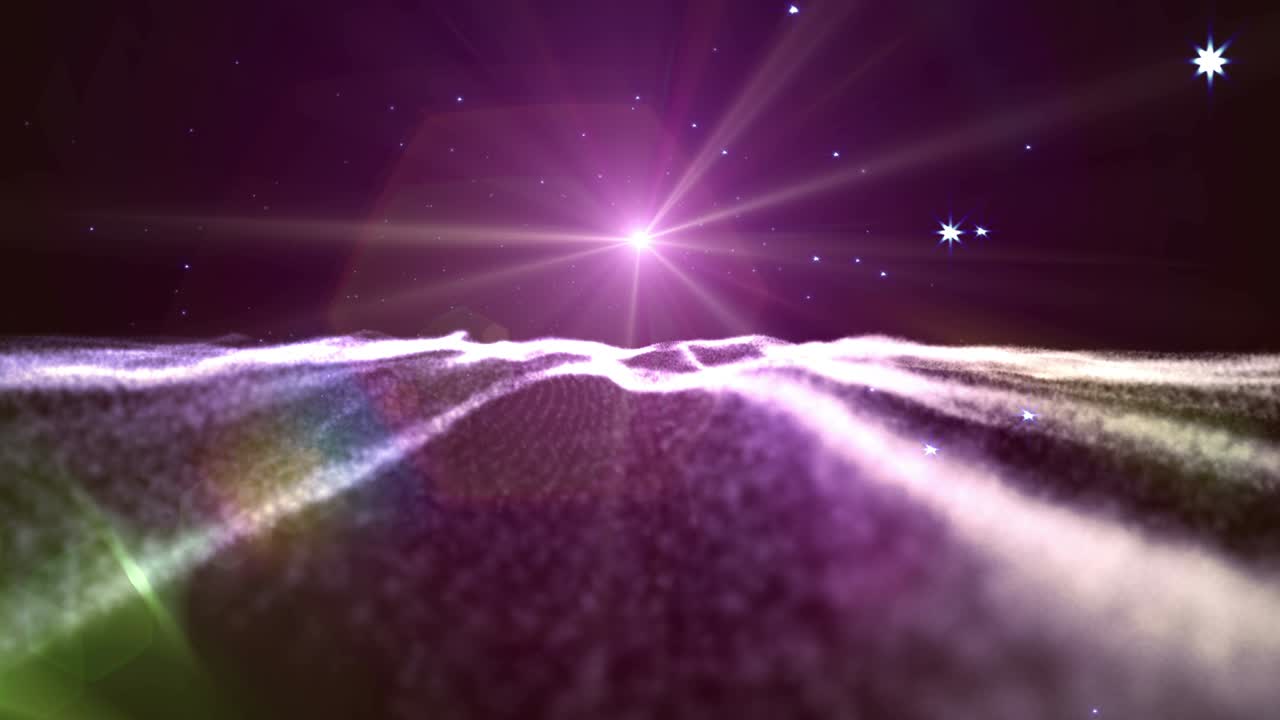 espacio abstracto luz resplandor de rayos 4k