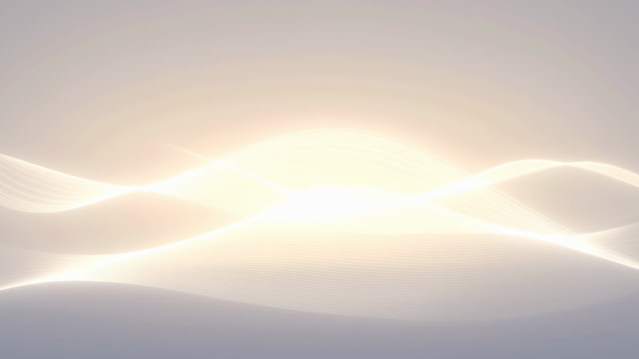 Abstract Glowing Light Waves Flowing Animation | Premium Stock Video ...
