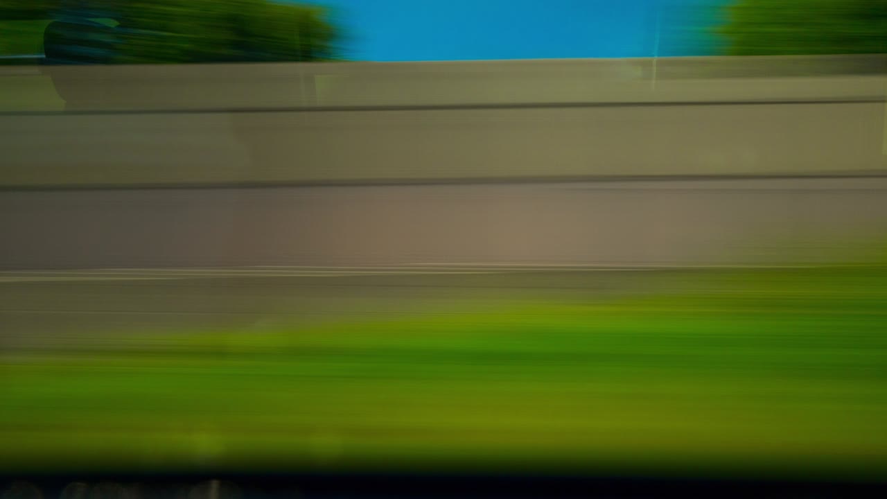 suiza día soleado tráfico de trenes pov panorama 4k lapso de tiempo