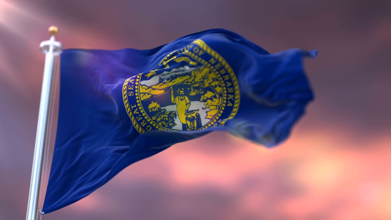 해가 지면 네브래스카 주 발, 미국 지역 - 루프