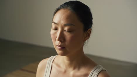 a serene reflection: captivating moments of meditation and inner peace in a calm environment