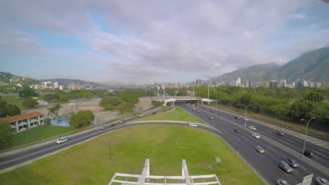 drone clip of 'esfera caracas', also known as 'esfera de soto' by the locals, in caracas, venezuela