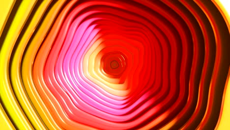 patrón abstracto de círculos de ruido con el efecto de las ondas. colorida animación de anillos limpios.
