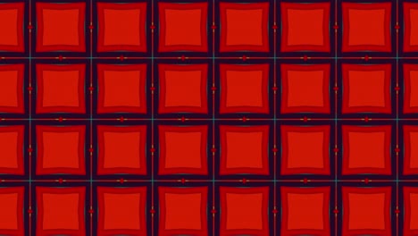 hermoso patrón de bucle sin costuras geométrico rojo, verde y negro, fondo sin fin de adorno elegante decorativo geométrico en movimiento