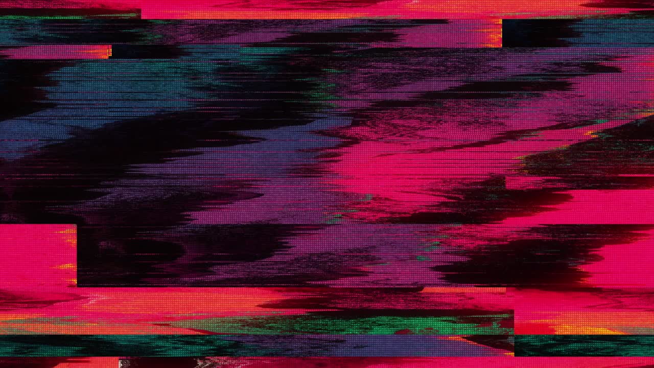 Unique Design Abstract Digital Animation Pixel Noise Glitch Error Video Damage