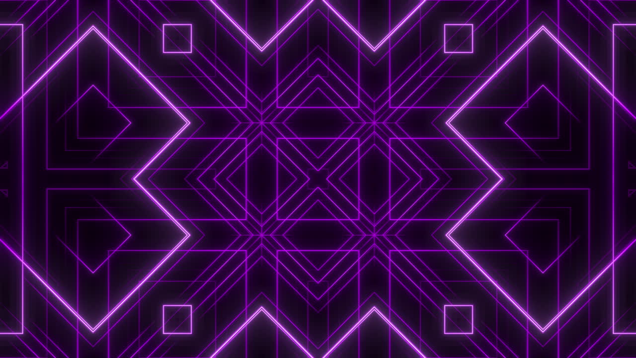 Abstract Neon Geometric Background