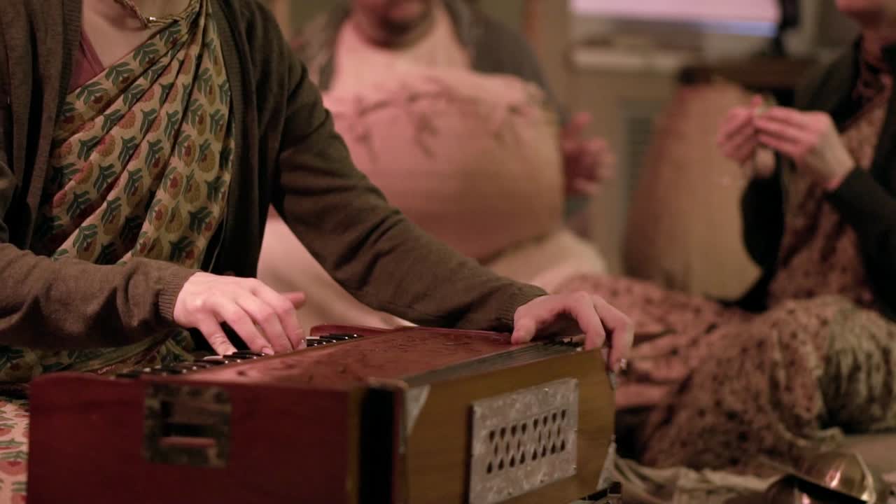 Indian Musical Performance with Harmonium